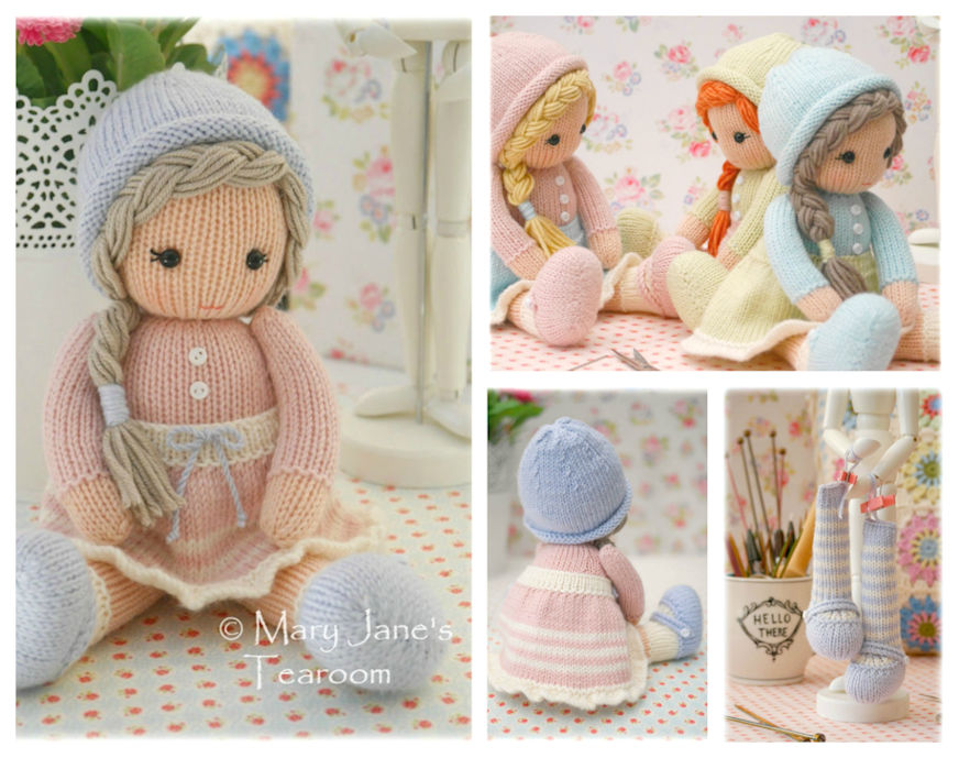 New! Little Yarn Dolls: Method 2/ PDF Email Doll Knitting ...
