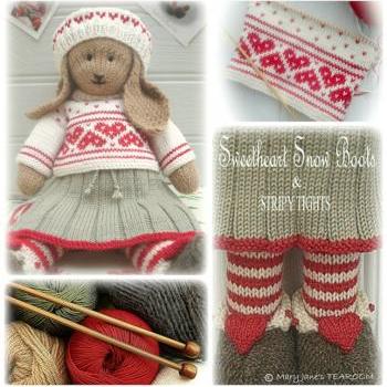 ANIKA Rabbit Toy Knitting Pattern / Lapland Visitors Part 2/PDF Knitted Toy Email Pattern